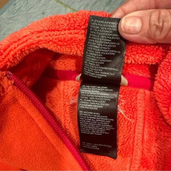 the north face sweatshirt women Small Petite Orange Turtleneck - Picture 10 of 11